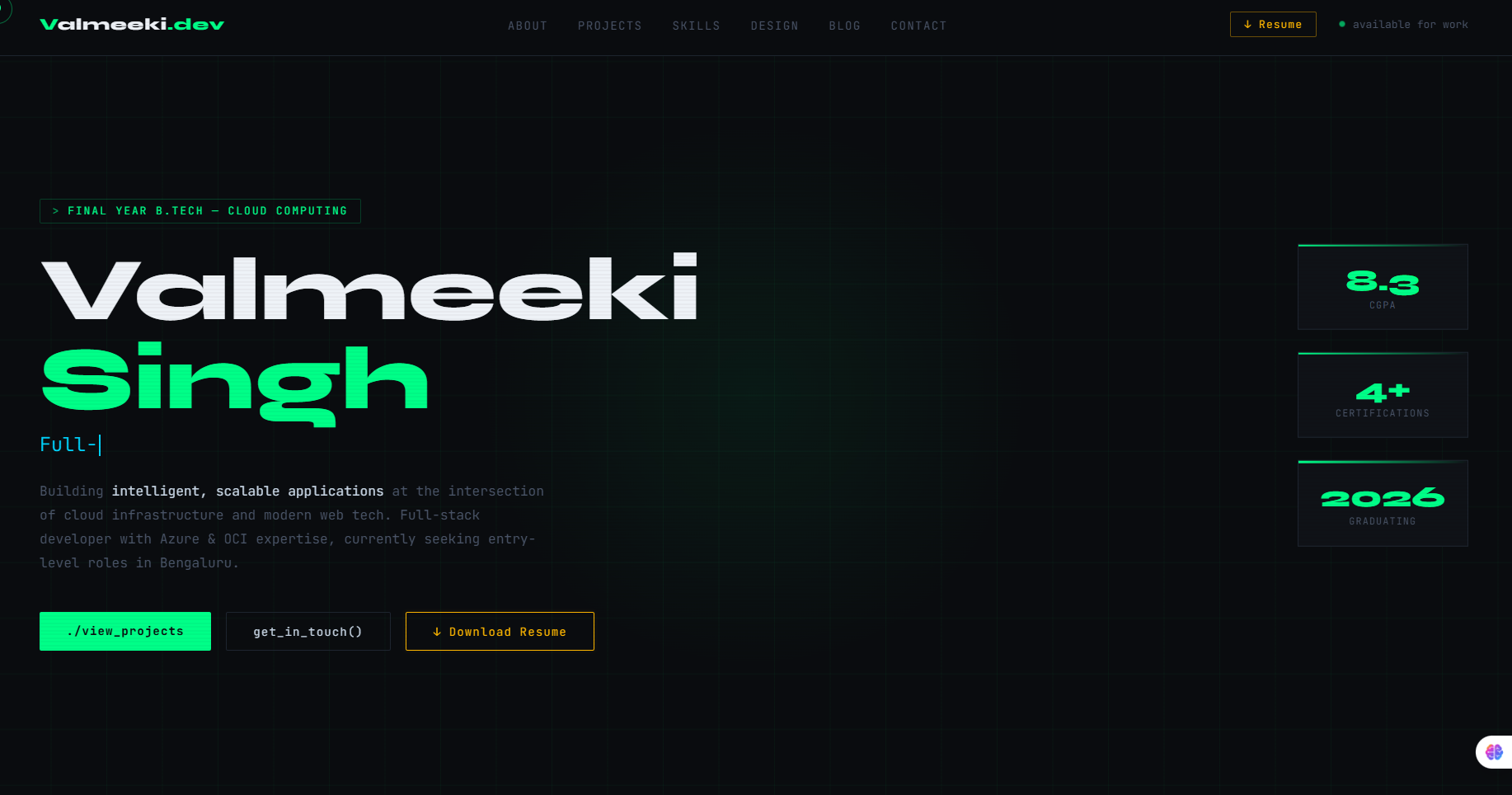 Portfolio Website